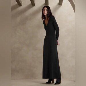 Banana Republic - Aicha Maxi Sweater Dress (Black)